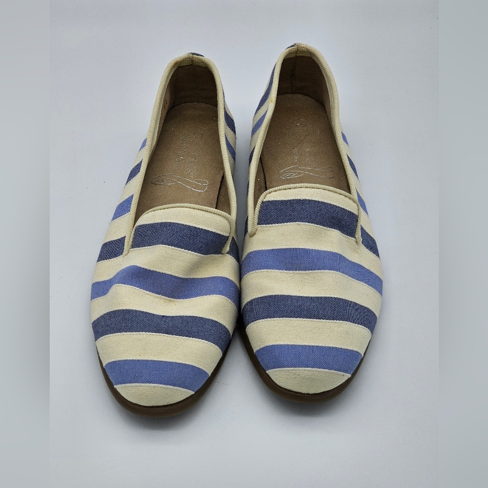Aerosoles Blue Stripe Slip-on Women's 8